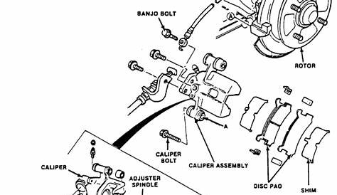 ford truck caliper diagram