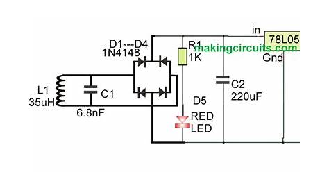 Wireless Cellphone Battery Charger Circuit