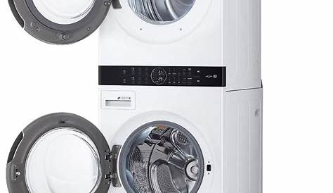 LG Single Unit Front Load LG WashTower™ with Center Control™ 4.5 cu. ft
