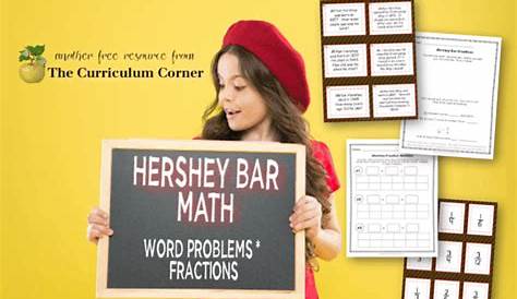 hershey bar math worksheet