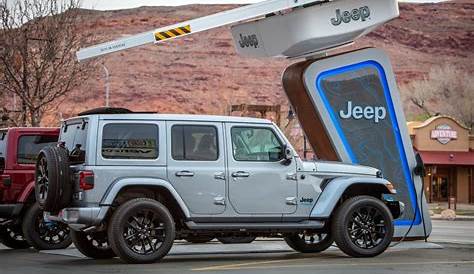 Jeep Will Roll Out 4xe Charging Stations At 'Badge of Honor' Trailheads