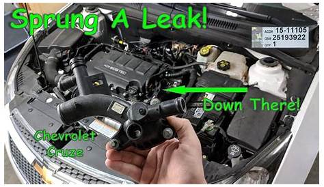 Chevy Cruze sprung a Leak! Coolant Leak Repair! - YouTube