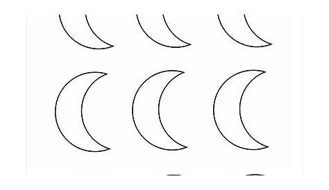 Moon | Free Printable Templates & Coloring Pages | FirstPalette.com