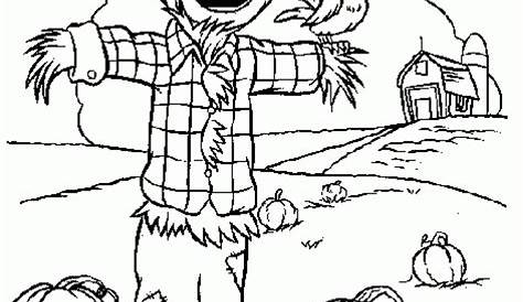 20+ Free Printable Scarecrow Coloring Pages - EverFreeColoring.com