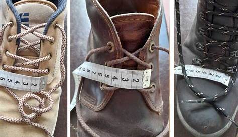 Shoelace Size Chart to Choose the Perfect One For Your Boots
