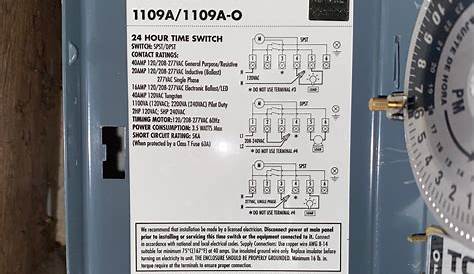 tork 1109a wiring diagram