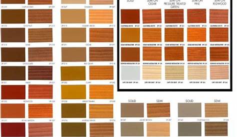 behr fence stain color chart