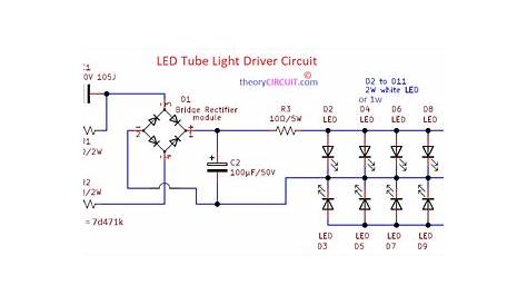 3 watt led bulb circuit diagram