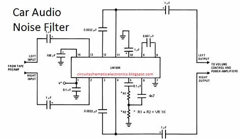 Car Audio Noise Filter Circuit - Electronic Circuit
