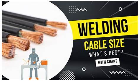welding cable size chart