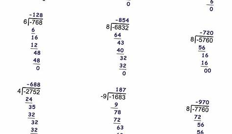 Dividing Negative Numbers Worksheet – Worksheets are obviously the