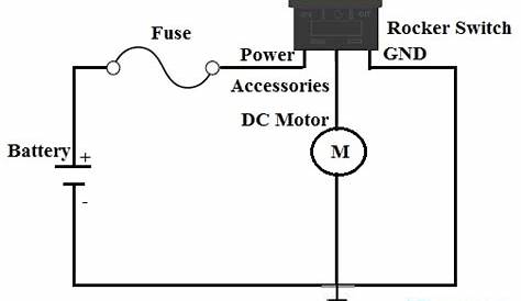 rocker switch circuit diagram