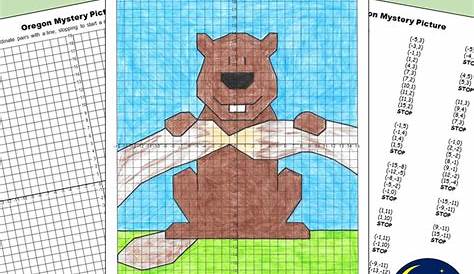 Oregon Coordinate Plane Mystery Graphing Picture | Fun Math State