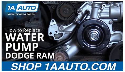 How to Install Replace Water Pump 2008 Dodge Ram 5.7L BUY QUALITY AUTO