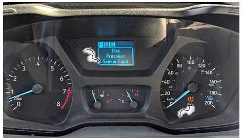ford escape tire pressure display