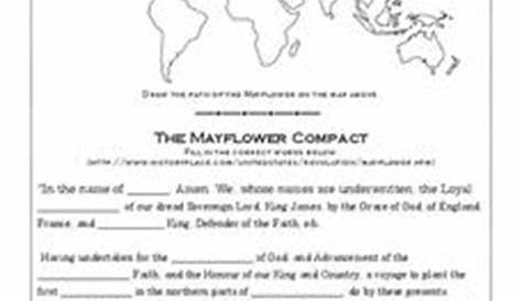 mayflower compact worksheet answers