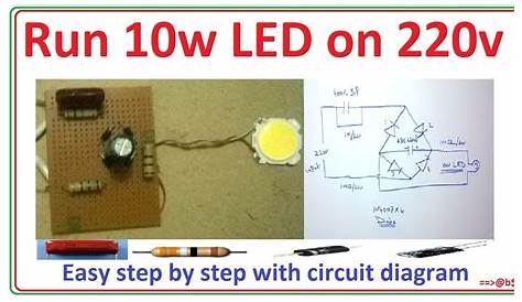 220v led bulb circuit diagram