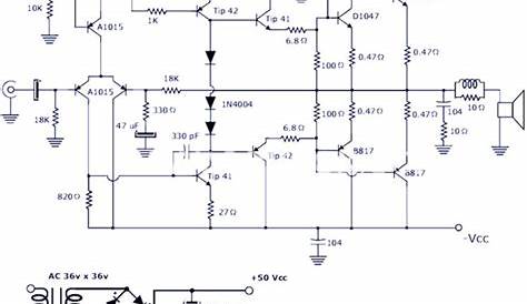 2000w power amplifier circuit diagram