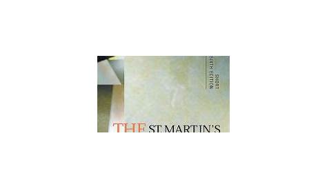 the st. martin's guide to writing 13th edition pdf