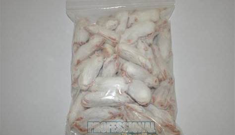 Frozen mice $0.20 to $0.63 each!