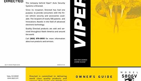 viper 5806v installation manual pdf