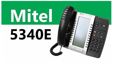 The Mitel 5340E IP Phone - Product Overview - YouTube