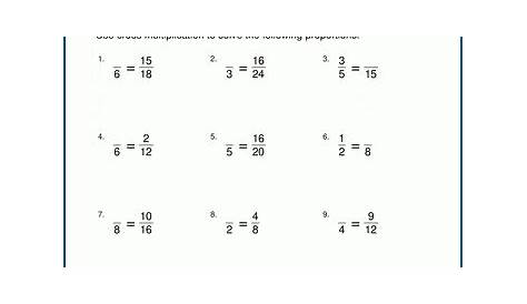 Grade 6 Math Worksheet: Solving proportions | K5 Learning