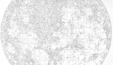 Usgs Shaded Relief Maps Of The Moon - Printable Moon Map | Free