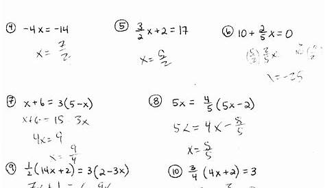 literal equations practice worksheet answer