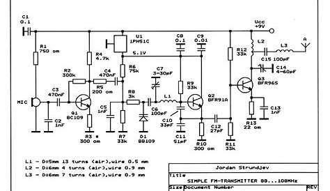 fm transmitter and receiver circuit