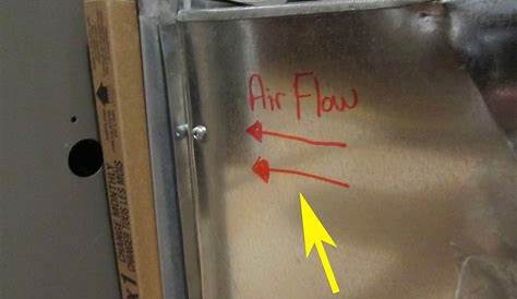 furnace filter furnace air flow chart