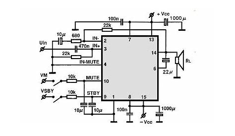 tda7294 ic circuit diagram
