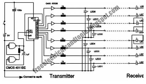 Free Schematic Diagram: Multi Wire Cable Tester Circuit