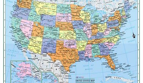 printable map united states