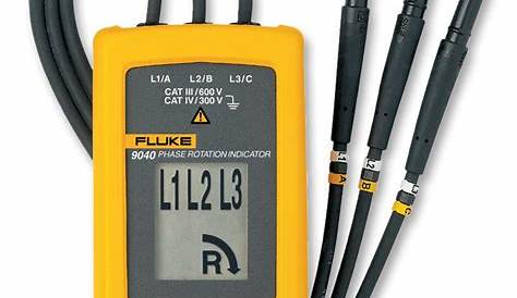 FLUKE 9040 UK - Fluke - Phase Rotation Meter, 15Hz to 400Hz, 40V to 700V