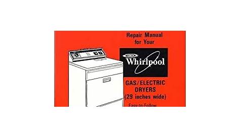 whirlpool dryer repair manual pdf