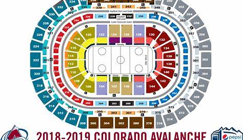 Pepsi Center Seating Map | Cabinets Matttroy