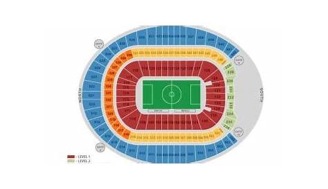 Bronco stadium seating map - Denver Broncos seat map (Colorado - USA)