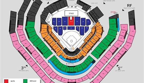 Atlanta Braves Seating Chart at Truist Park