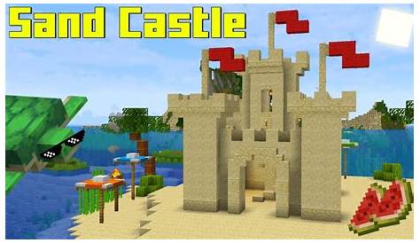 Minecraft How to build a SAND CASTLE / Desert House - Tutorial - YouTube