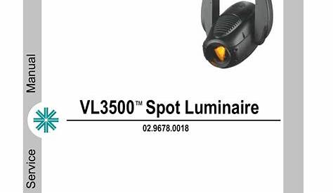 vl3000 spot manual