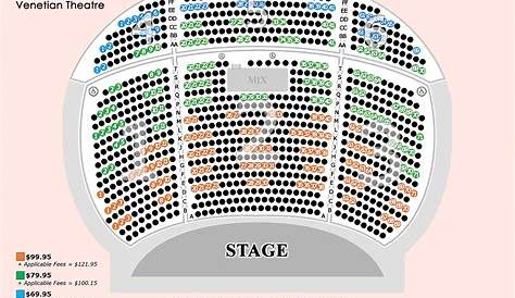 venetian theater seating chart