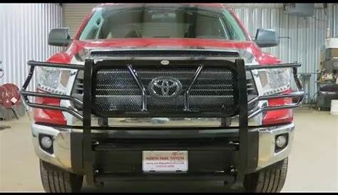 Frontier Grille Guard Installation on 2014-2015 Toyota Tundra - YouTube