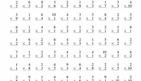 5 Free Math Worksheets Third Grade 3 Multiplication Multiplication