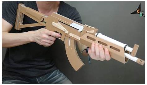 Cardboard Gun Template Pdf