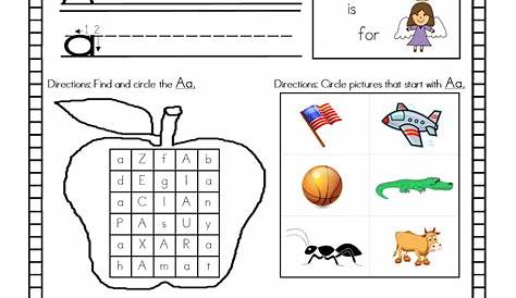 catholic kindergarten worksheet alphabet
