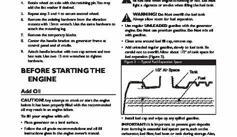 generac 3300 generator manual