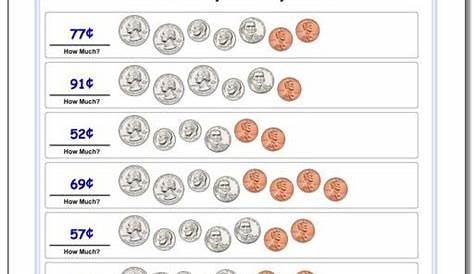 https://www.dadsworksheets.com Counting Coins All Ordered Worksheet #