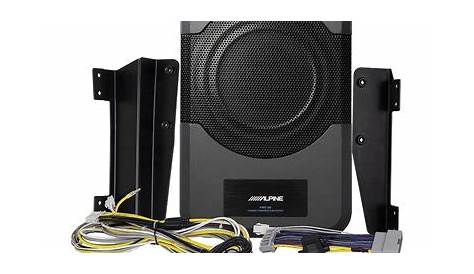 Alpine '11-Up Jeep Wrangler Compact Powered Subwoofer