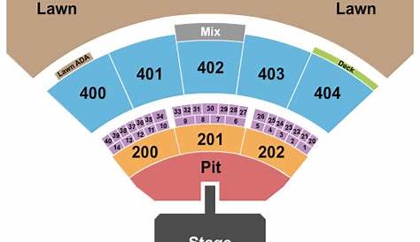 seat number white river amphitheater seating chart
